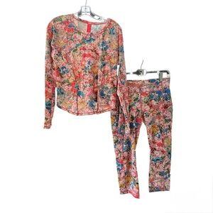 🔥 Hard-to-Find SeaWheeze 2018 On Pace Top & Leggings Set in Floral Coral
